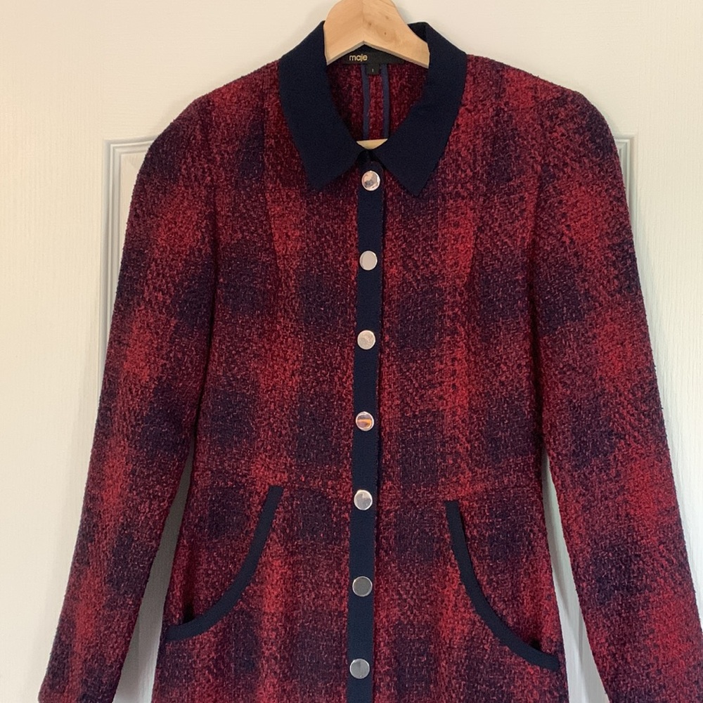 BNWOT Maje tweed dress size 1